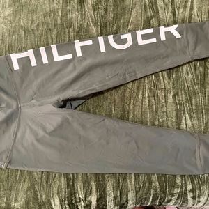 Green spandex workout tights